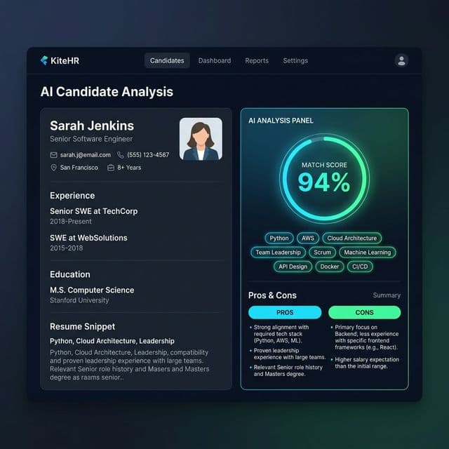 AI Analysis Mockup